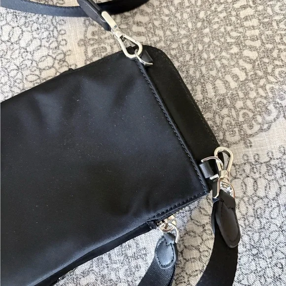 kate spade Black Compact Crossbody Phone Bag with Gold Logo - Picture 5 of 6